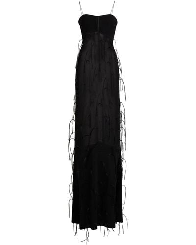 Jacquemus Fino Fringed Gown - Black