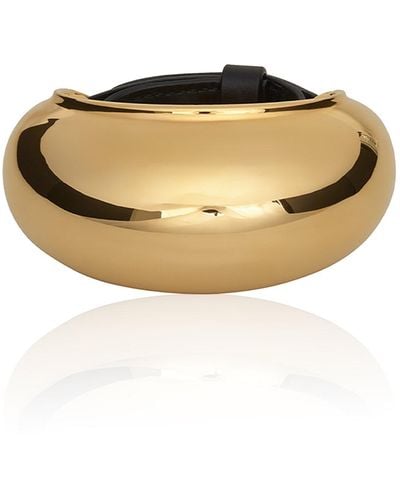Alaïa Bombe Gold-plated Cuff - Metallic