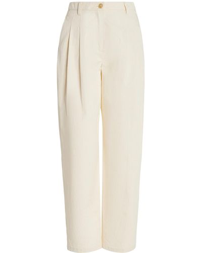 Solid & Striped X Sofia Richie Grainge Exclusive The Taline Cotton Trousers - White