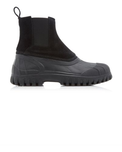 Diemme Balbi Suede And Rubber Boots - Black