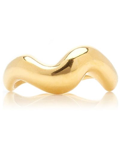 Louis Abel Aurea Polished 18k Gold Vermeil Ring - Metallic