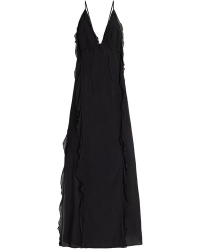 Jonathan Simkhai Emily Ruffled Maxi Dress - Black