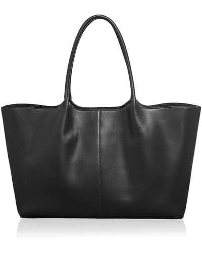 Gabriela Hearst Mcewan Leather Tote Bag - Black