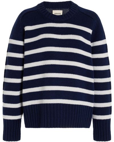 Khaite Mae Cashmere Sweater - Blue