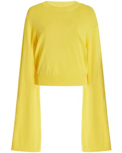 Solid & Striped X Sofia Richie Grainge Exclusive The Babetta Knit Sweater - Yellow