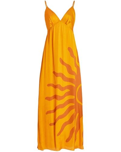 Cala De La Cruz Bahia Dress - Orange