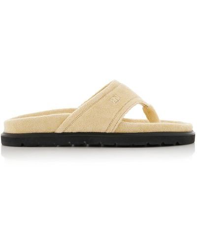 Reike Nen Exclusive Padded-terry Sandals - Yellow