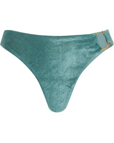 JADE Swim Demi Hardware-detailed Bikini Bottom - Green