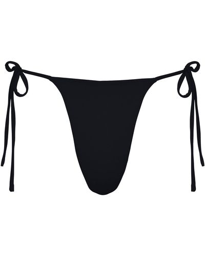 AEXAE Tyra String Bikini Bottom - Black
