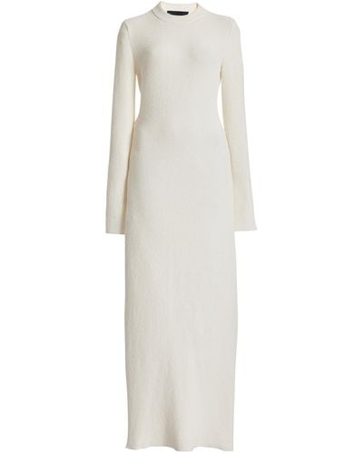 Proenza Schouler Lara Knit Maxi Dress - White