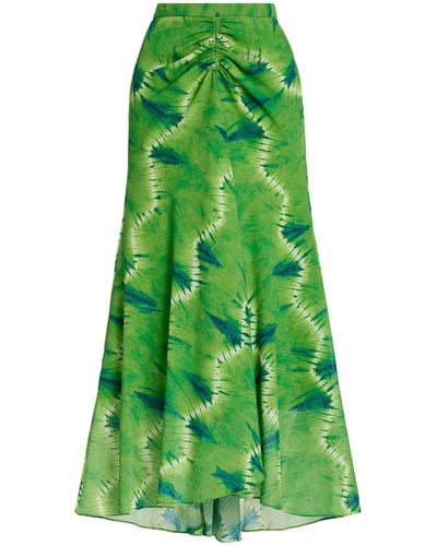 Altuzarra Exclusive Thalissa Maxi Skirt - Green