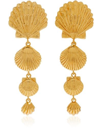 Jennifer Behr Talay Gold-plated Earrings - Metallic