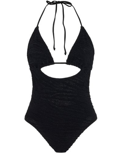 Bondeye X Georgia Fowler Fowler Cutout One-piece Swimsuit - Black