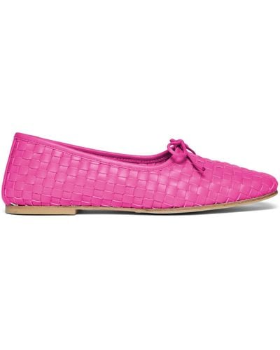 Frēda Salvador Jada Leather Flats - Pink