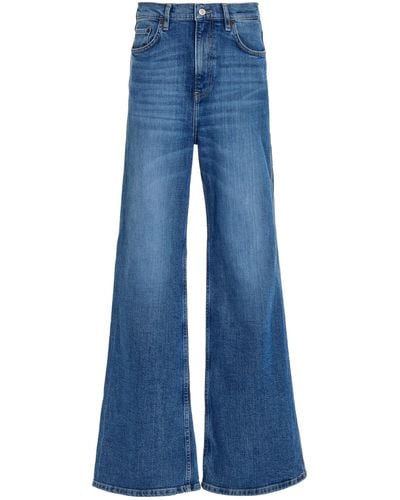 Jeanerica Trevi Stretch High-rise Flared-leg Jeans - Blue