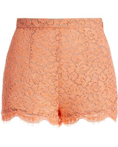 Michael Kors Scalloped Lace Shorts - Pink