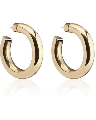 Jennifer Fisher Mini Jamma Gold-plated Hoop Earrings - Metallic