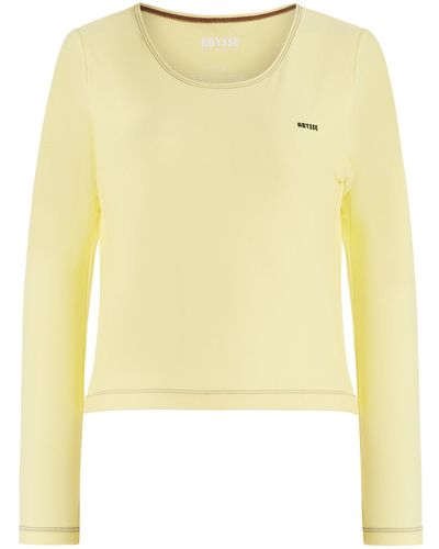 Abysse Exclusive Poppler Long Sleeve Swim Top - Yellow
