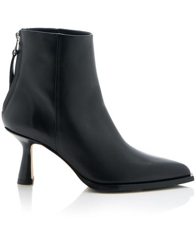 Aeyde Kala Leather Ankle Boots - Black