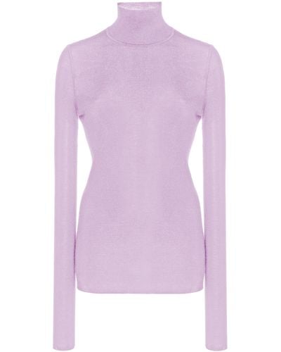 Bottega Veneta Wool Sweater - Purple