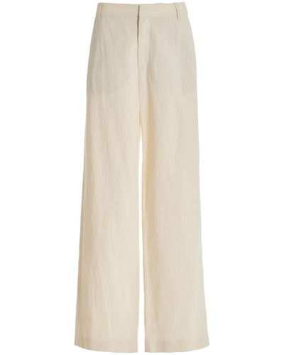 Closed Jurdy Cotton-linen Trousers - White