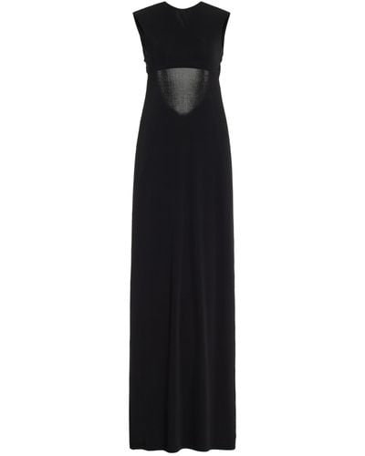 K.ngsley Le Twist Cutout Jersey Maxi Dress - Black
