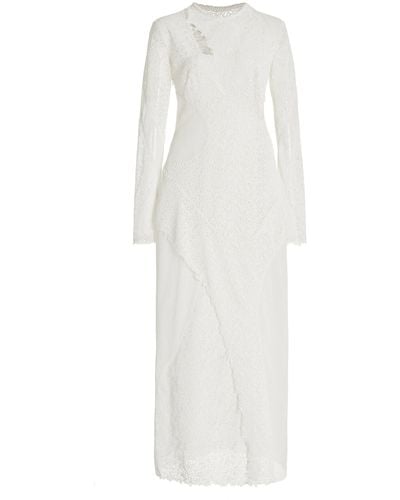 Proenza Schouler Re-edition Stone Lace Maxi Dress - White
