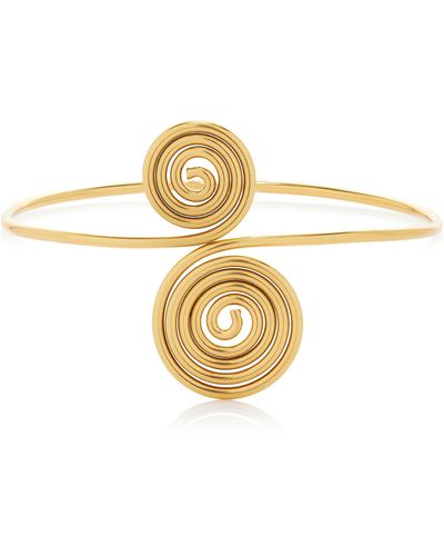 Anni Lu Spiral Gold-plated Arm Cuff - Metallic