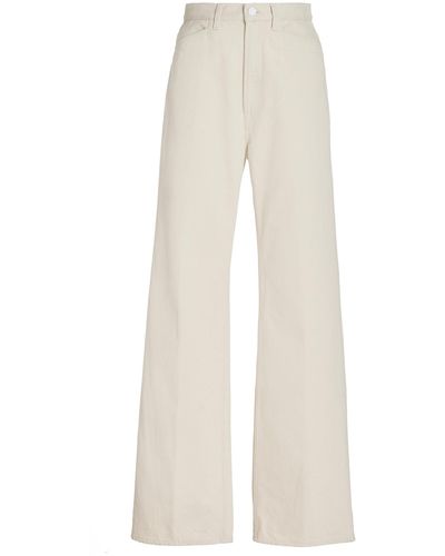 Made In Tomboy Jey Rigid High-rise Wide-leg Jeans - White