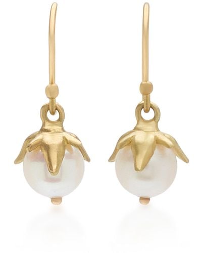 Annette Ferdinandsen 18k Gold And White Pearl Berries - Metallic