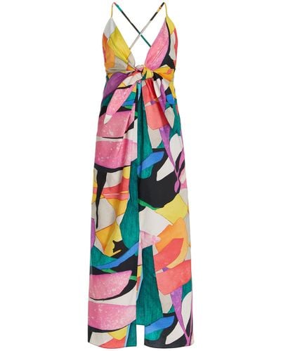 Mara Hoffman Lolita Printed Organic Cotton Coverup Dress - Multicolour