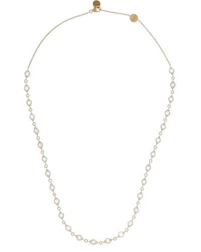 Harakh Haveli 18k Yellow Gold Diamond Necklace - White