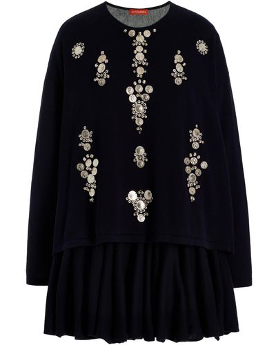 Altuzarra Melissa Embellished Dress - Black