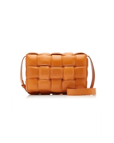 Bottega Veneta The Padded Cassette Leather Bag - Orange