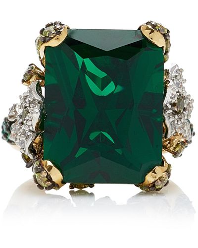 Anabela Chan Cinderella 18k Yellow Gold Emerald Ring - Green