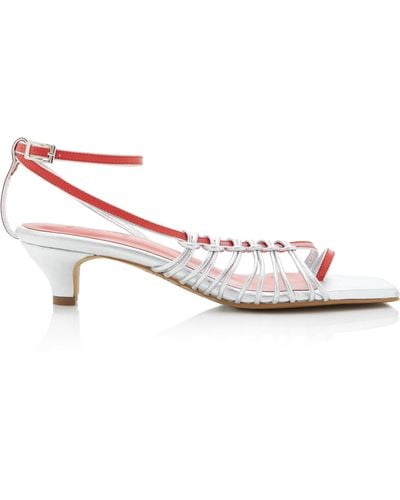 Johanna Ortiz Dining And Dancing Leather Sandals - Pink
