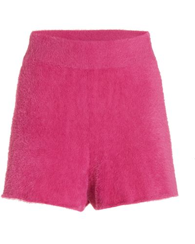 ROTATE BIRGER CHRISTENSEN Suzi Knit Shorts - Pink