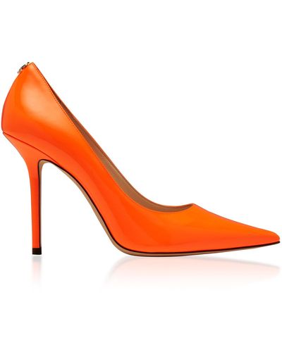 Jimmy Choo Love 100mm Court Shoes - Orange