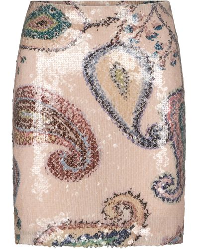 Silvia Tcherassi Carey Sequined Mini Skirt - Pink