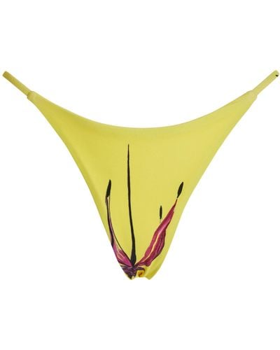 Louisa Ballou Mini Ring Bikini Bottom - Yellow