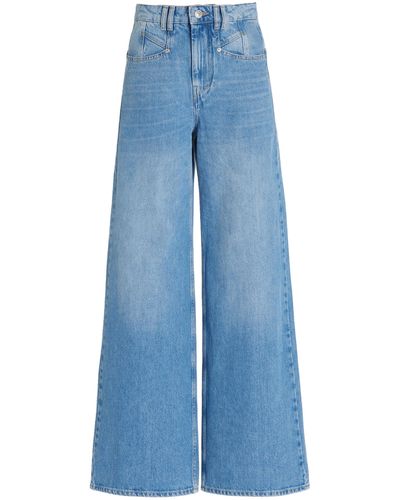 Isabel Marant Lemony Cotton Pants - Blue