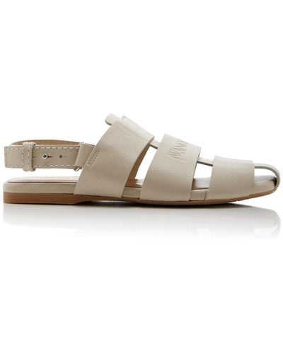 JW Anderson Leather Fisherman Sandals - Natural