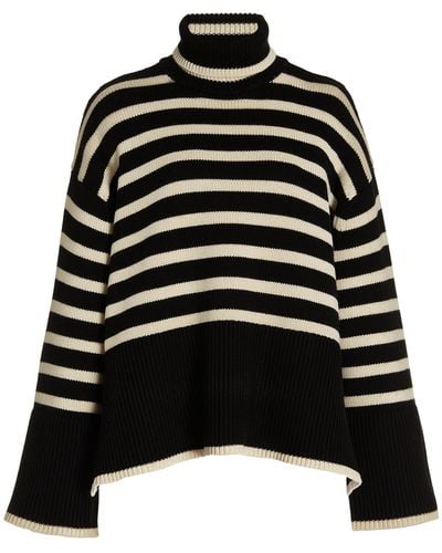 Striped Turtleneck Sweaters