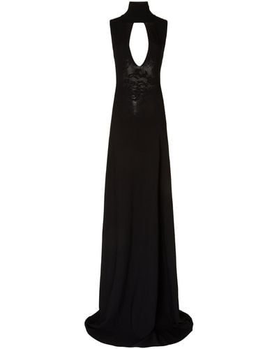 Victoria Beckham Cutout-detailed Maxi Dress - Black