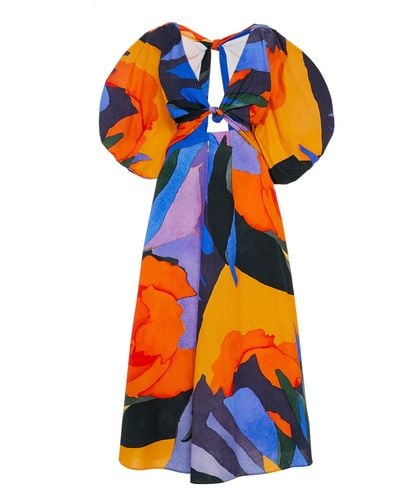 Mara Hoffman Leila Printed Cotton Maxi Dress - Multicolour