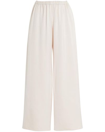 Jenni Kayne Demi Relaxed Wide-leg Trousers - White