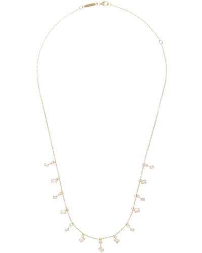 Suzanne Kalan Classic 18k Yellow Gold Diamond Necklace - White
