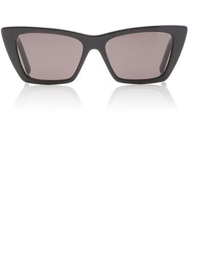 Saint Laurent Mica Cat-eye Acetate Sunglasses - Black