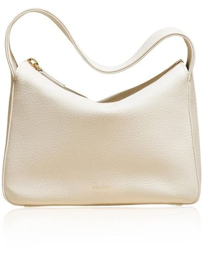 Khaite Elena Small Leather Bag - White