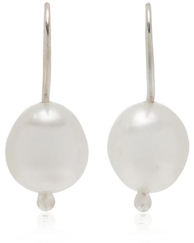Sophie Buhai Mermaid Pearl Earrings - White